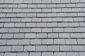 Slate tile roof