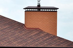 Building with a beautiful clay tile roof