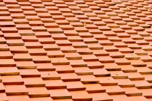 Clay tile roof