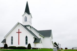 Church With Sloped Roof