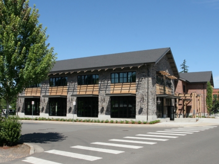 A restaurant building