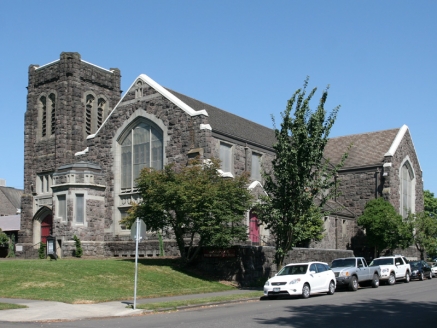 A large church building in Oregon