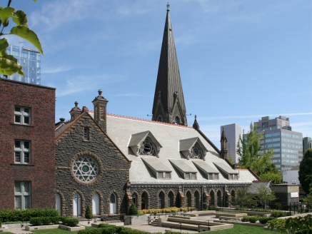 An historic church building in Oregon