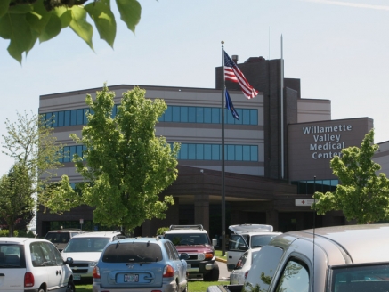 A Willamette Valley Medical Center building