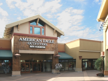 An exterior view of an American Eagle Outfitters building